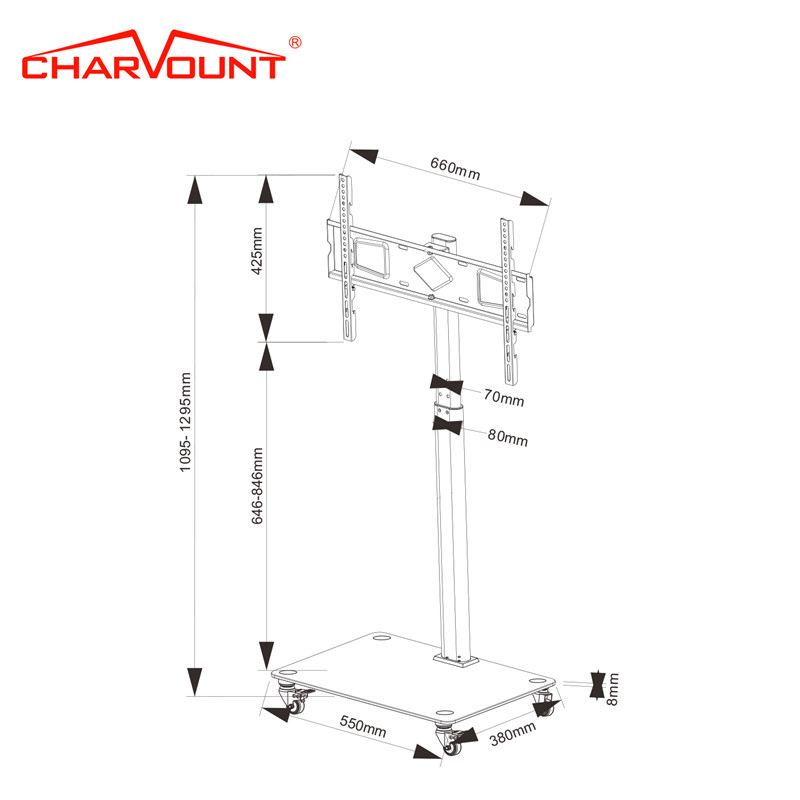 70 Inihi TV LED Movable Stand3