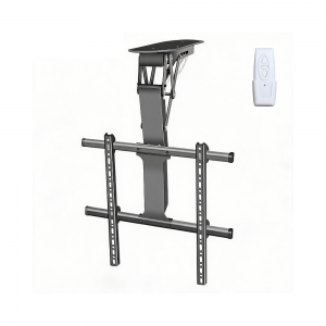 Motorized Ceiling TV Mount for 26 to 65 Inch TVs with Remote Control