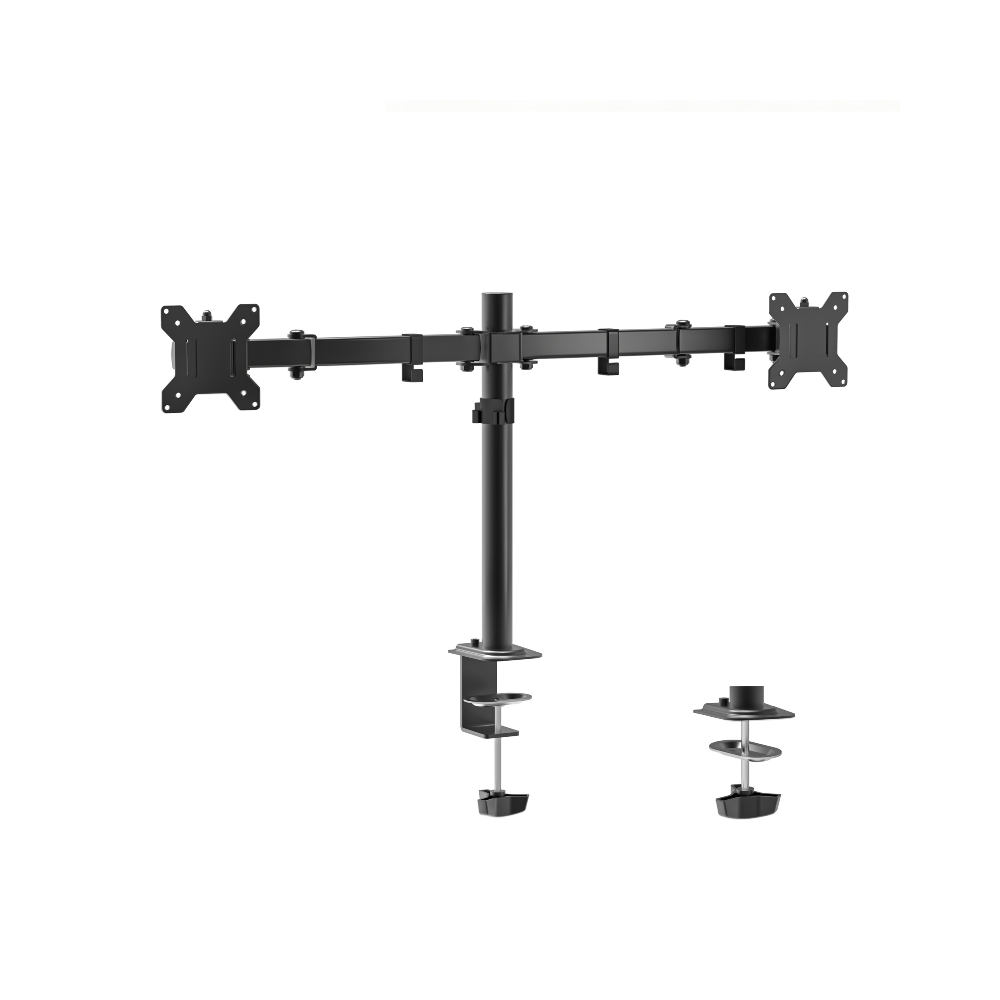 Dual Monitor Desk Mount for 13 to 32 Inch Screens