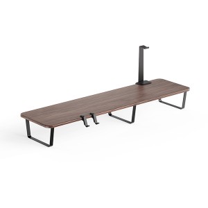 STEEL MONITOR RISERS WITH STORAGE TRAY & HOLDERS