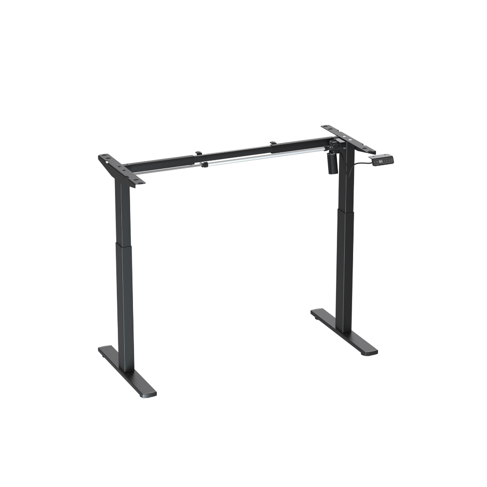 Single Motor Electric Standing Desk Frame with Memory Controller