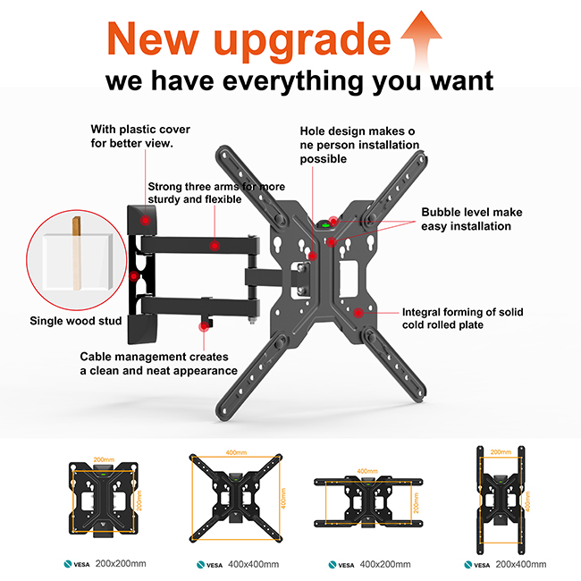 Economical 180 Degree TV Mount