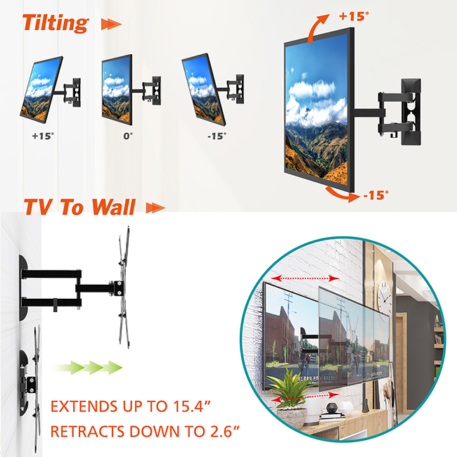 Economical 180 Degree TV Mount