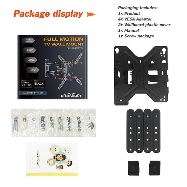 Economical 180 Degree TV Mount