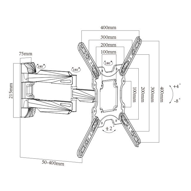 Adjustable TV Bracket 