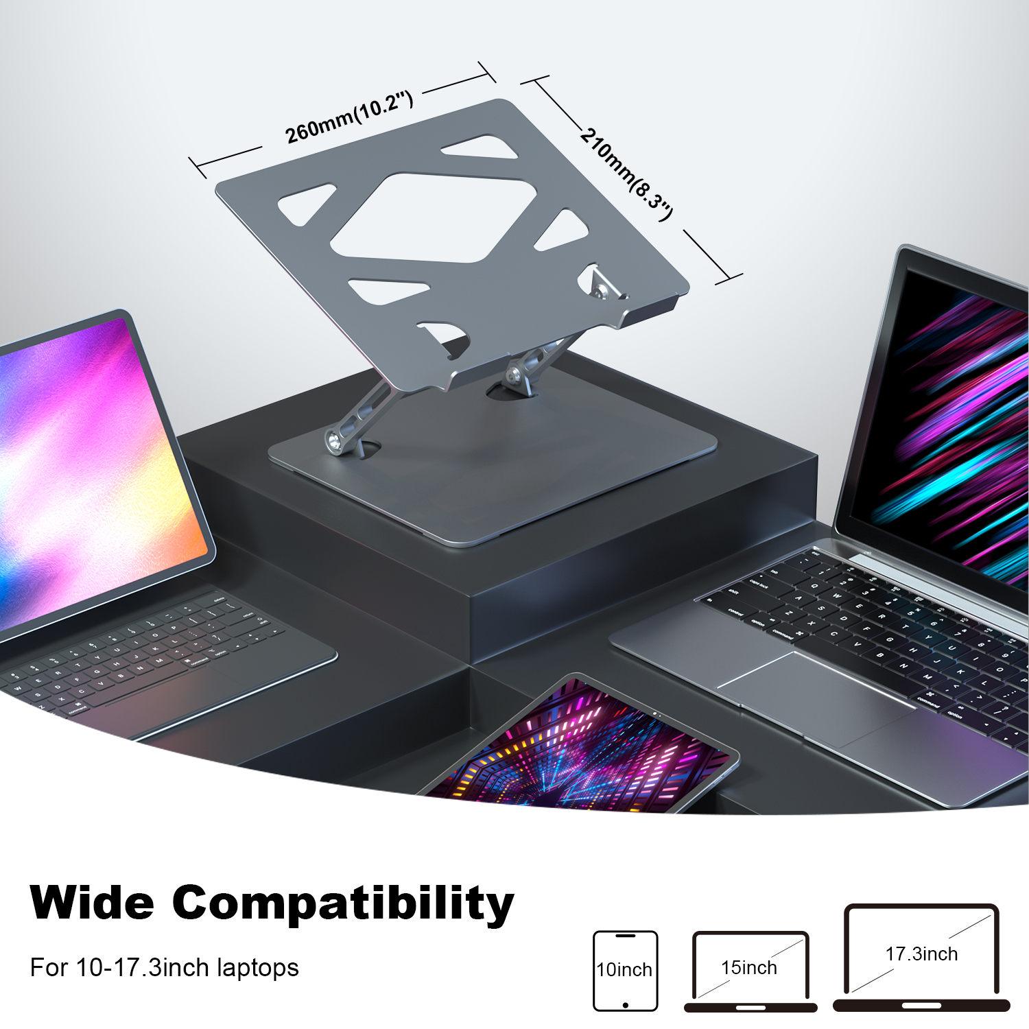Cooler Metal Aluminium Holder Stand Laptop