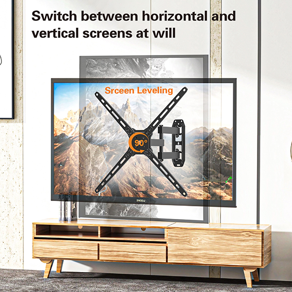 ARTICULATING FULL MOTION TV WALL MOUNT FLAT CURVED SCREENS