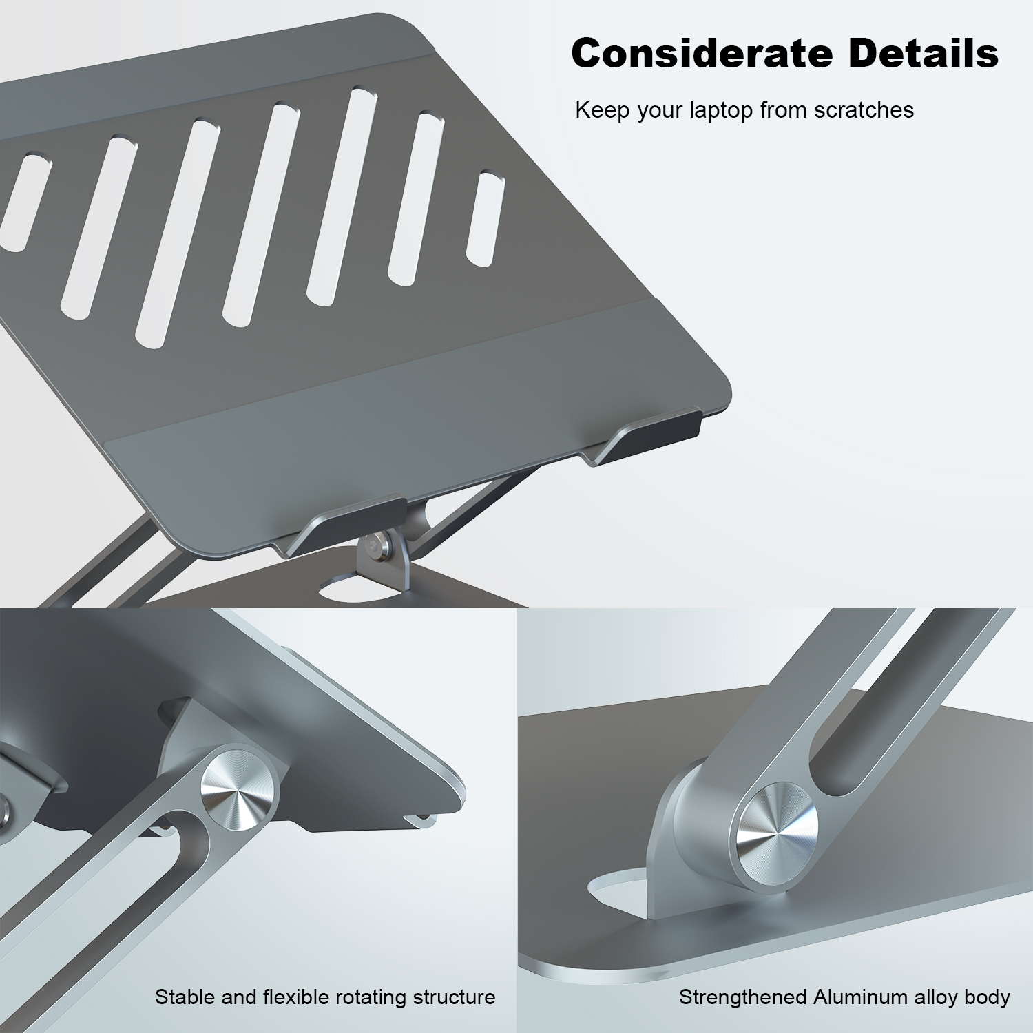 Metal Dj Cooling Portable Adjustable Laptops Stands