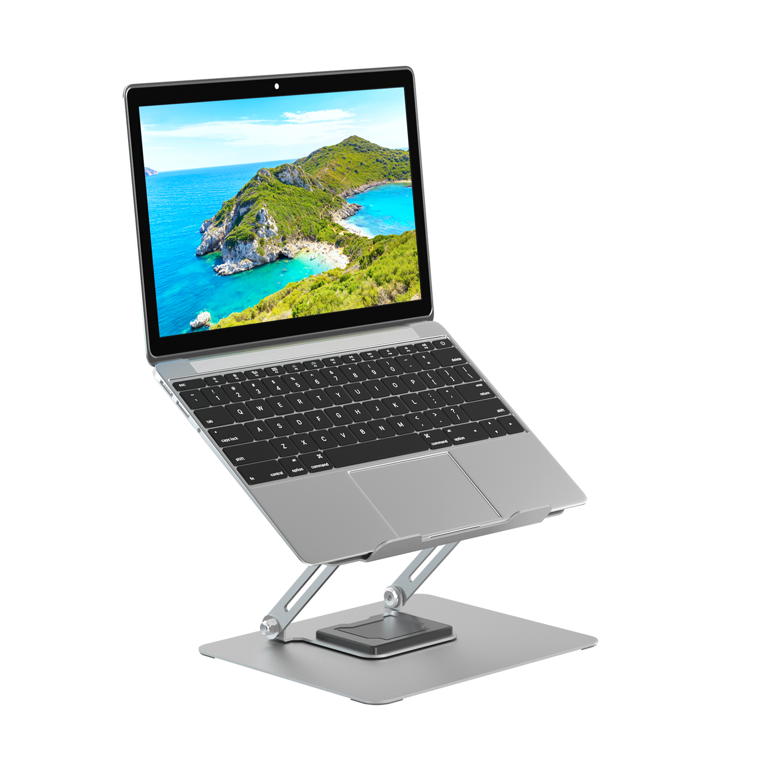 Portable Desk Aluminum 360 Rotating Laptop Stand for Desk