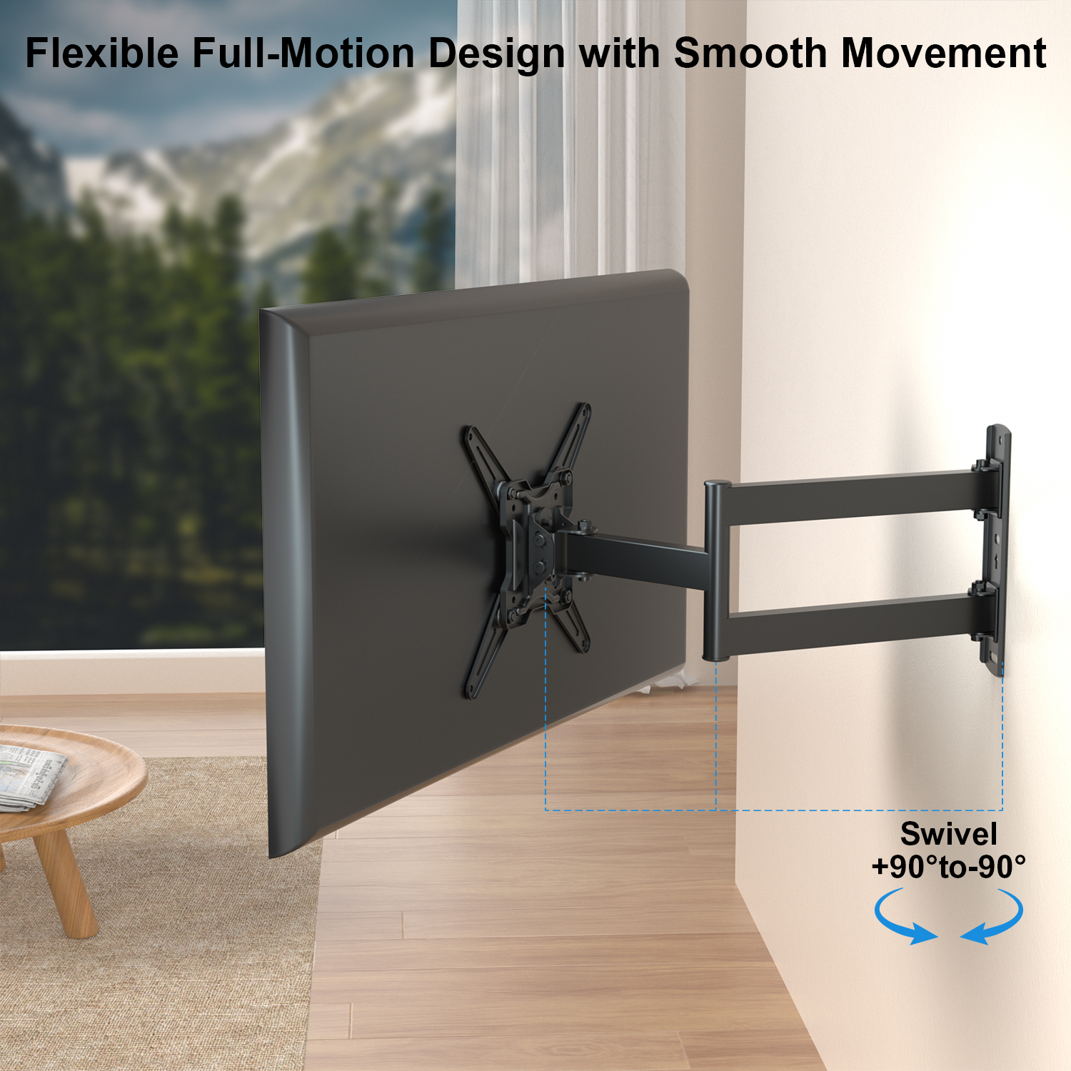 TV Wall Mount Swivel Bracket Max VESA 200*200