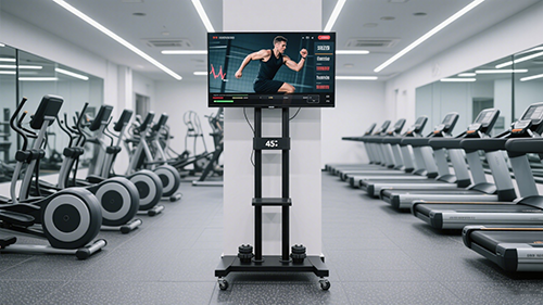 Gym Display Solutions: TV Stands & Monitor Arms for Workouts & Operations