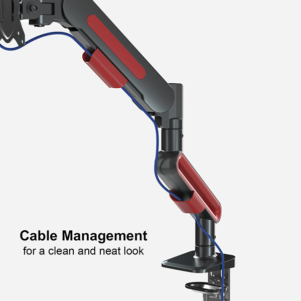 MONITOR ARM MOUNT ADJUSTABLE HEIGHT ANGLE FOR OFFICE WORKSTATION