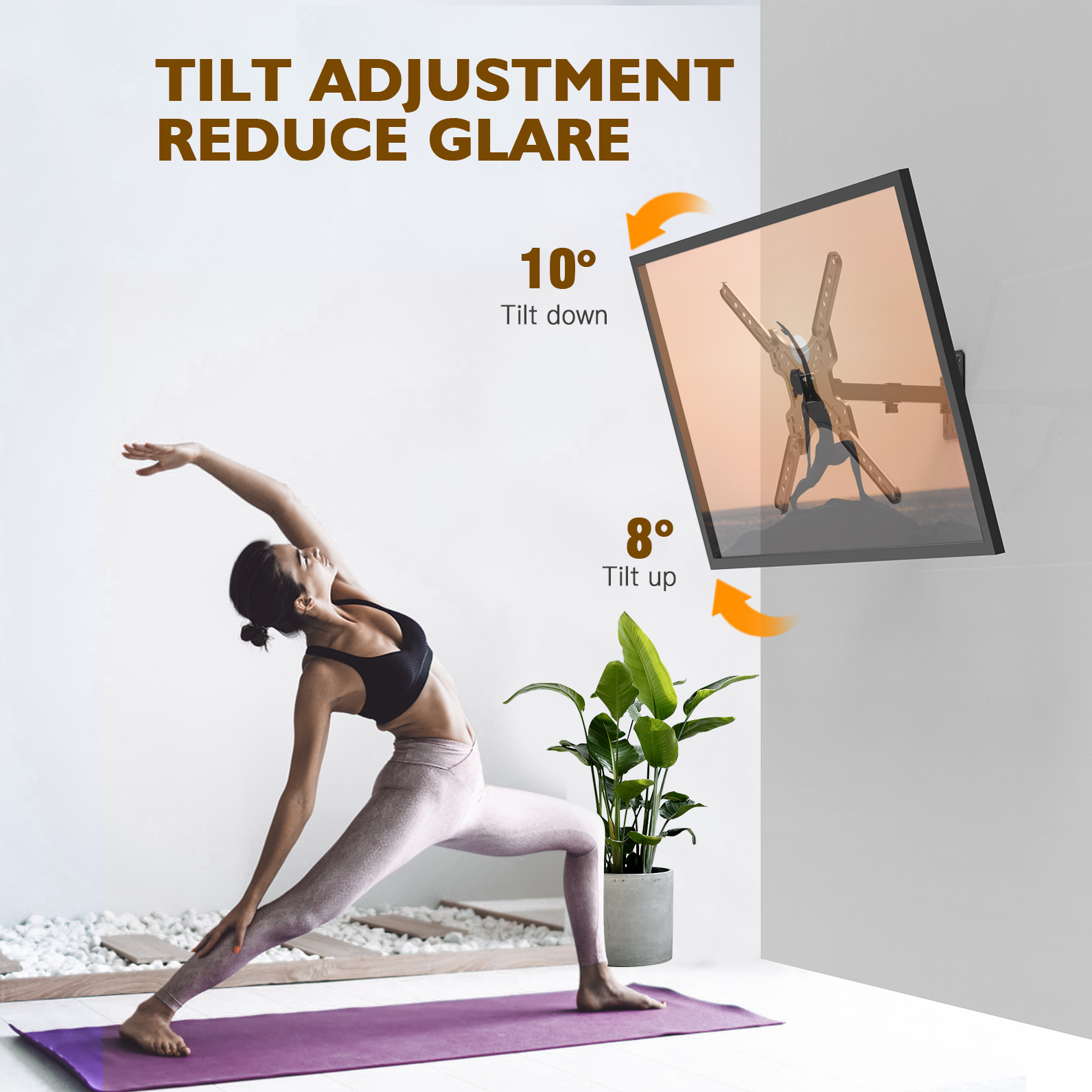 Cantilever LCD TV Wall Mount Swivel Konzolos LCD TV fali forgatható