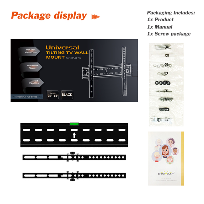 55 inch tilt tv mount (5)