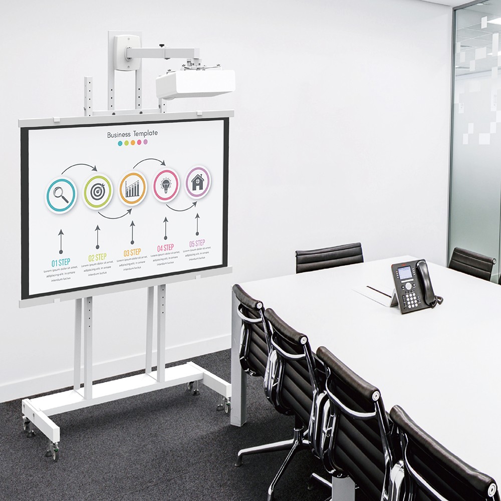 Wheboard sawv Lwv nrog Projector Mount