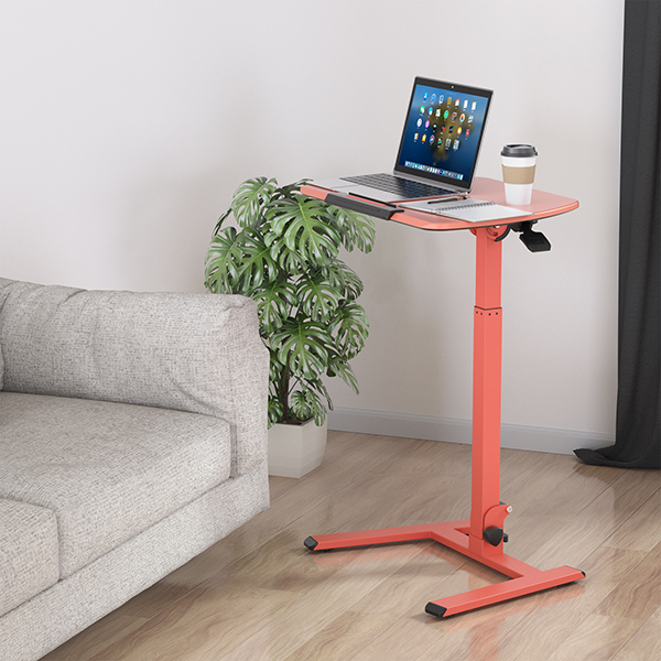 HOME HEIGHT ADJUSTABLE PORTABLE TABLE MOBILE LAPTOP CART
