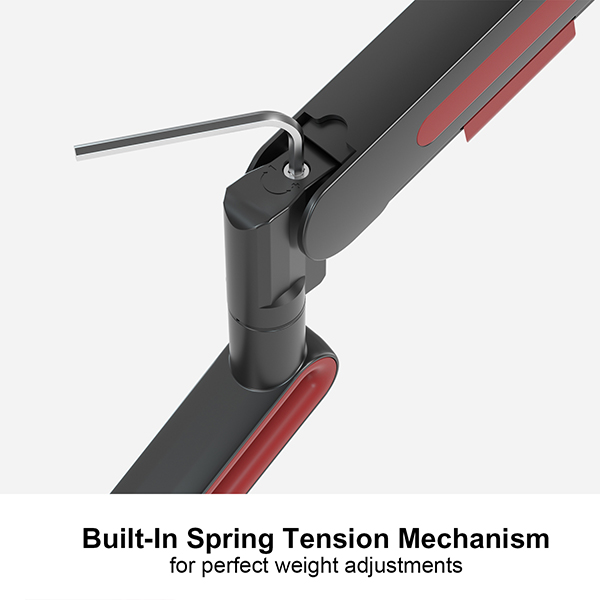 MONITOR ARM MOUNT ADJUSTABLE HEIGHT ANGLE FOR OFFICE WORKSTATION