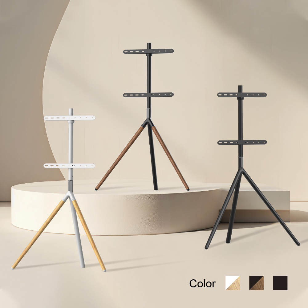 Universal TV Floor Stand Mount Brackets Black Floating TV Stand