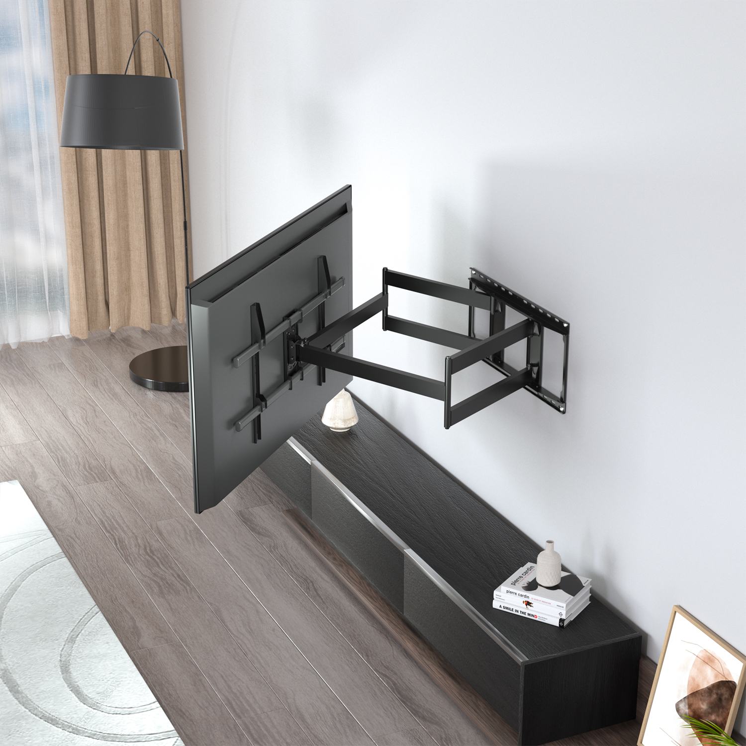 High Loading Heavy Duty Full Motion TV Wall Mount Bracket