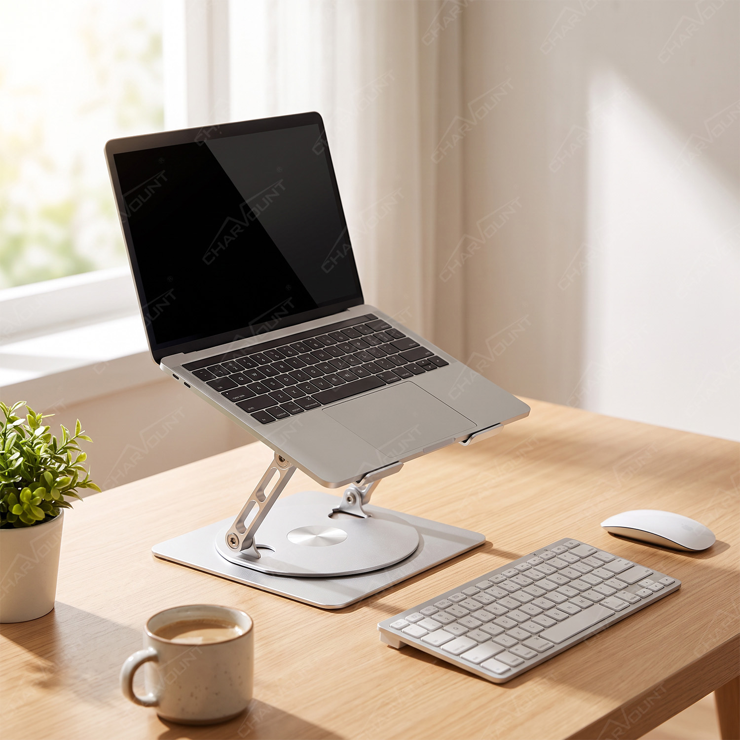 360° Rotating Adjustable Laptop Stand for 10–17.3 Inch Laptops – Foldable Metal Riser 360° Rotating Adjustable Laptop Stand for 10–17.3 Inch Laptops – Foldable Metal Riser