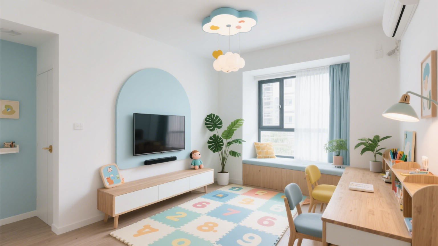 Home Office-Kid Room Hybrid: TV Stands & Monitor Arms for Dual-Use Spaces
