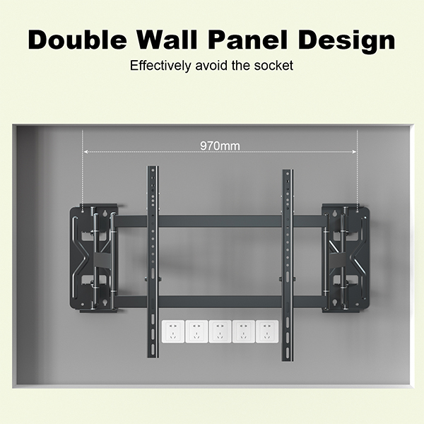 SWIVEL TV BRACKET LCD PLASMA FLAT SCREEN WALL MOUNT