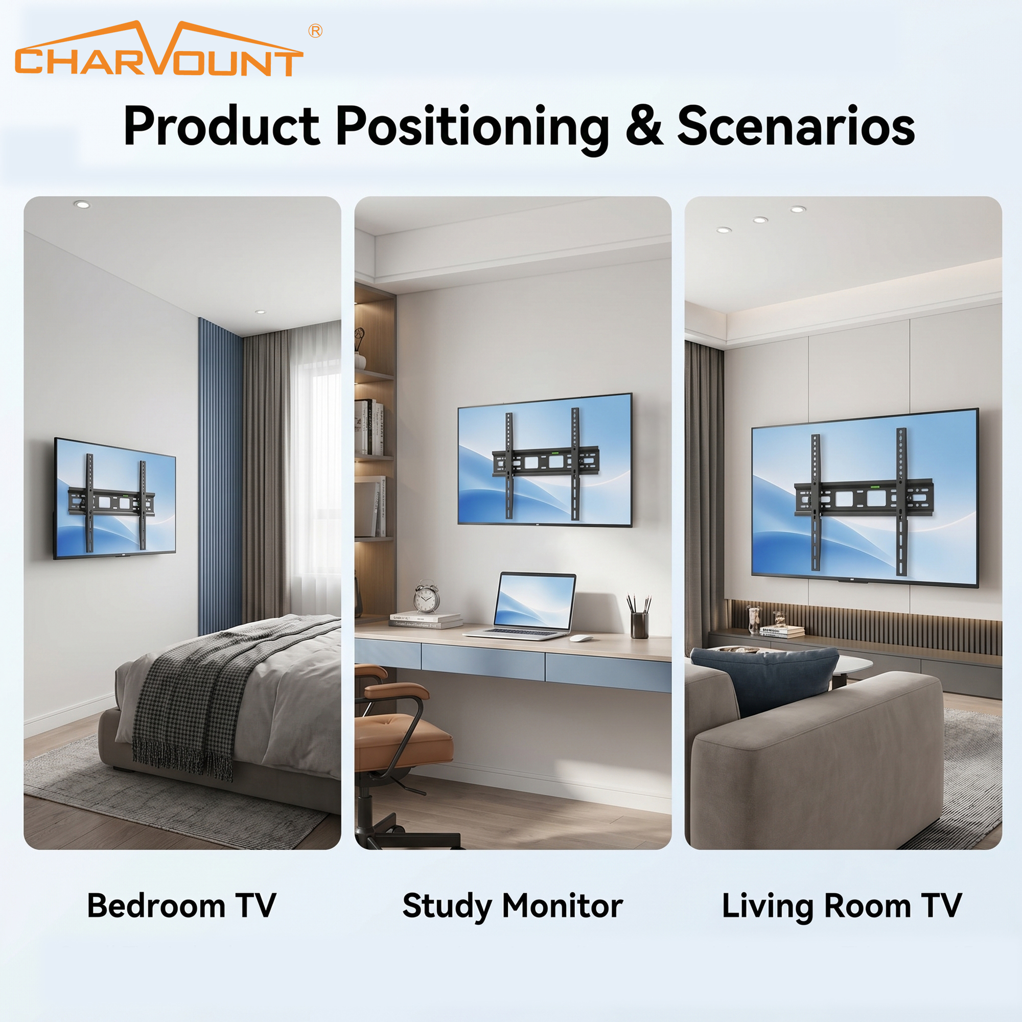 Tilting TV Wall Mount for 26 to 55 Inch TVs Tilting TV Wall Mount for 26 to 55 Inch TVs