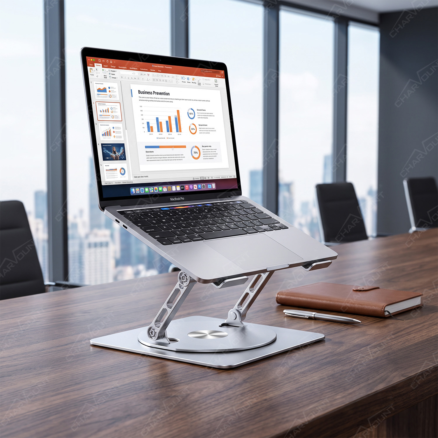 360° Rotating Adjustable Laptop Stand for 10–17.3 Inch Laptops – Foldable Metal Riser 360° Rotating Adjustable Laptop Stand for 10–17.3 Inch Laptops – Foldable Metal Riser
