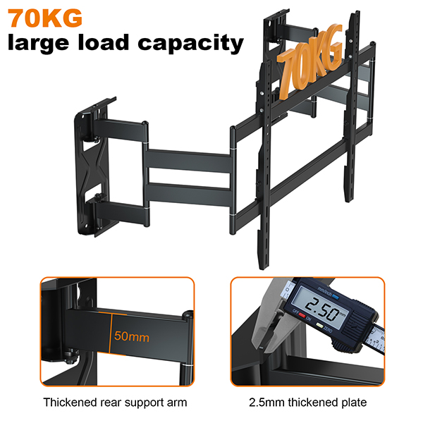 SWIVEL TV BRACKET LCD PLASMA FLAT SCREEN WALL MOUNT