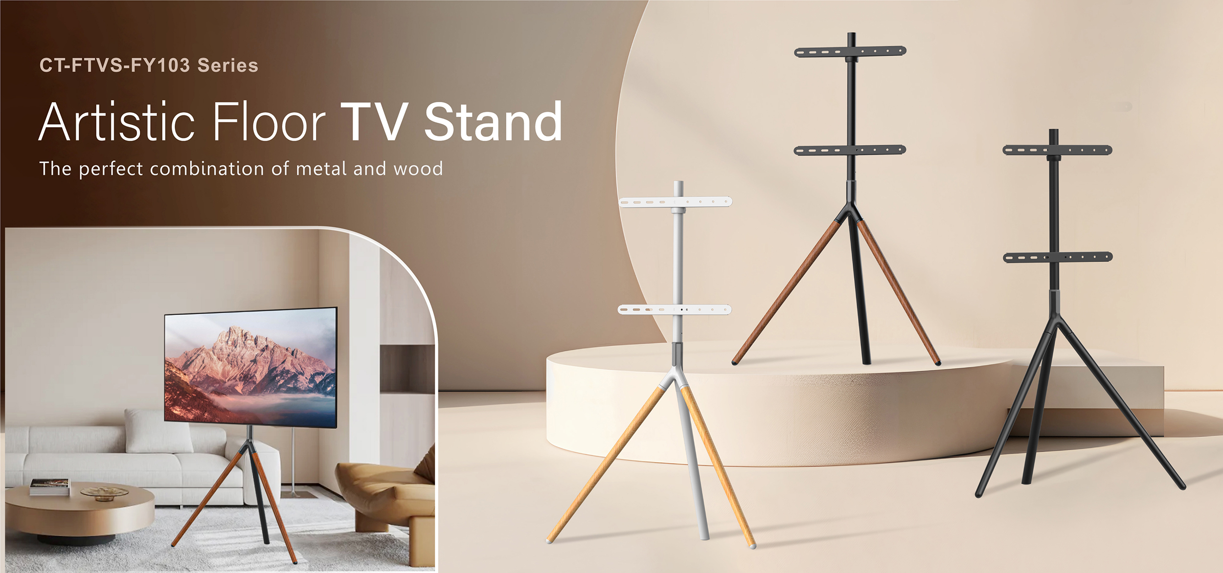 Floor TV Mount