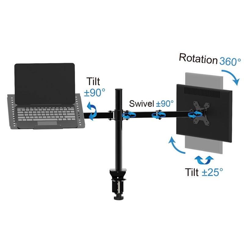 Monitor Arm with Laptop Stand3