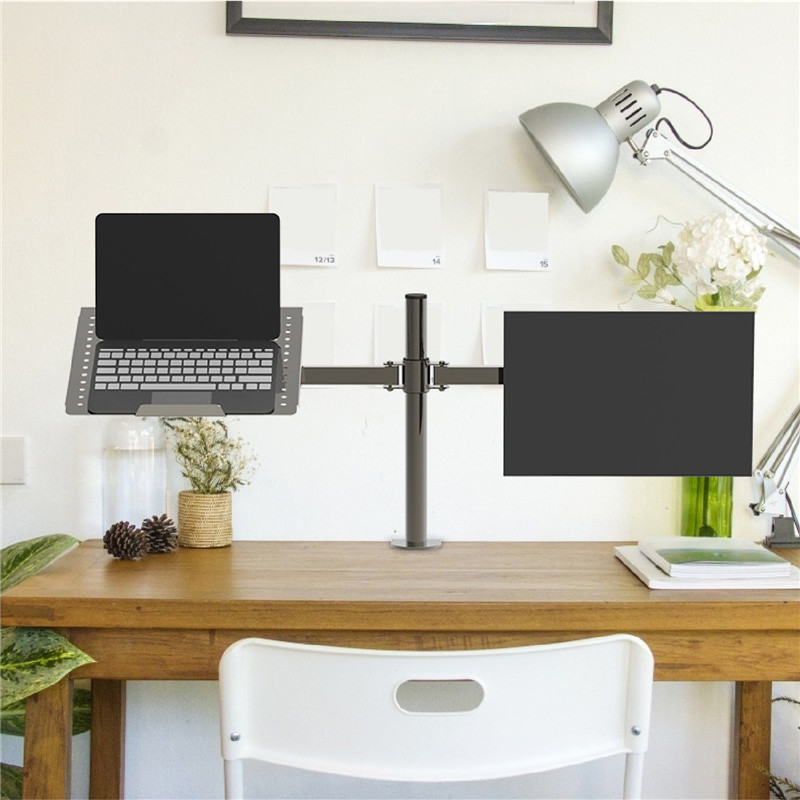 Monitor Arm with Laptop Stand6