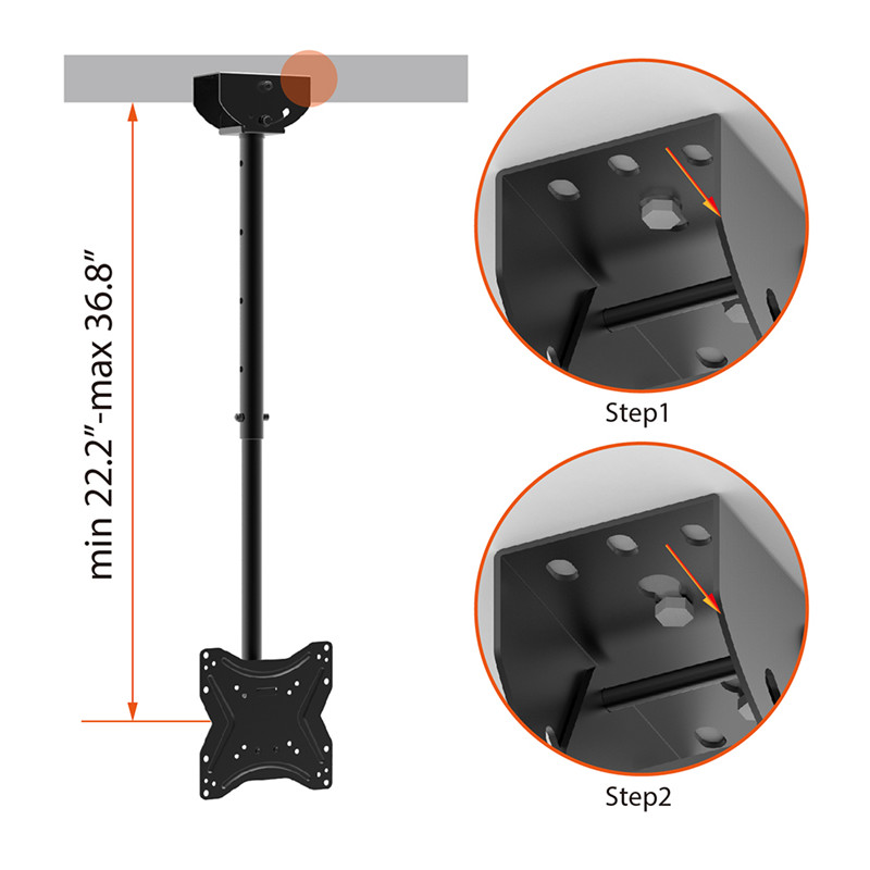 TV Wall Mount for Slanted Ceiling5