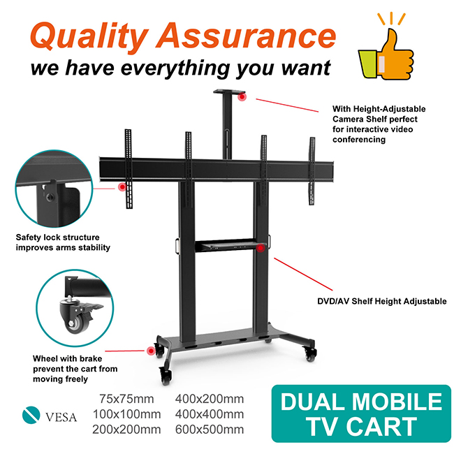 dual tv mount stand (2)