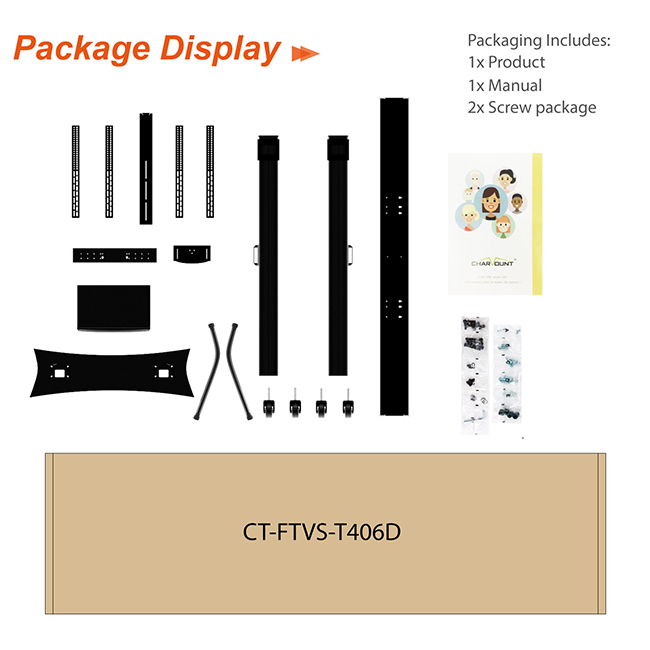 dual tv mount stand (5)