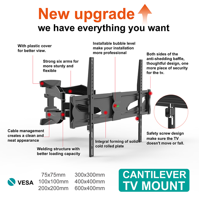 Special Style Retractable Tv Wall Mount