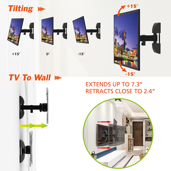 Single Stud TV Mount for 42 Inch TV